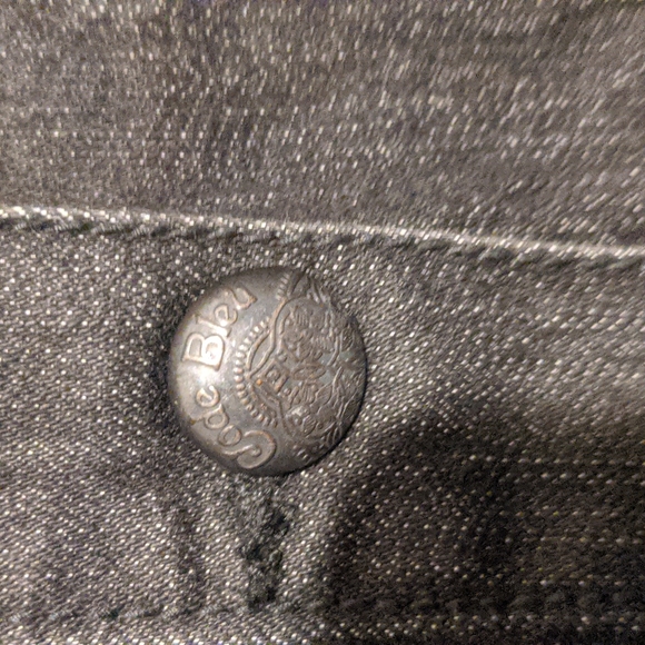 Code Bleu women's large denim dark jacket - Picture 3 of 7